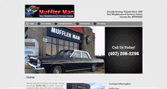 Desktop Screenshot of mufflermanorlando.com